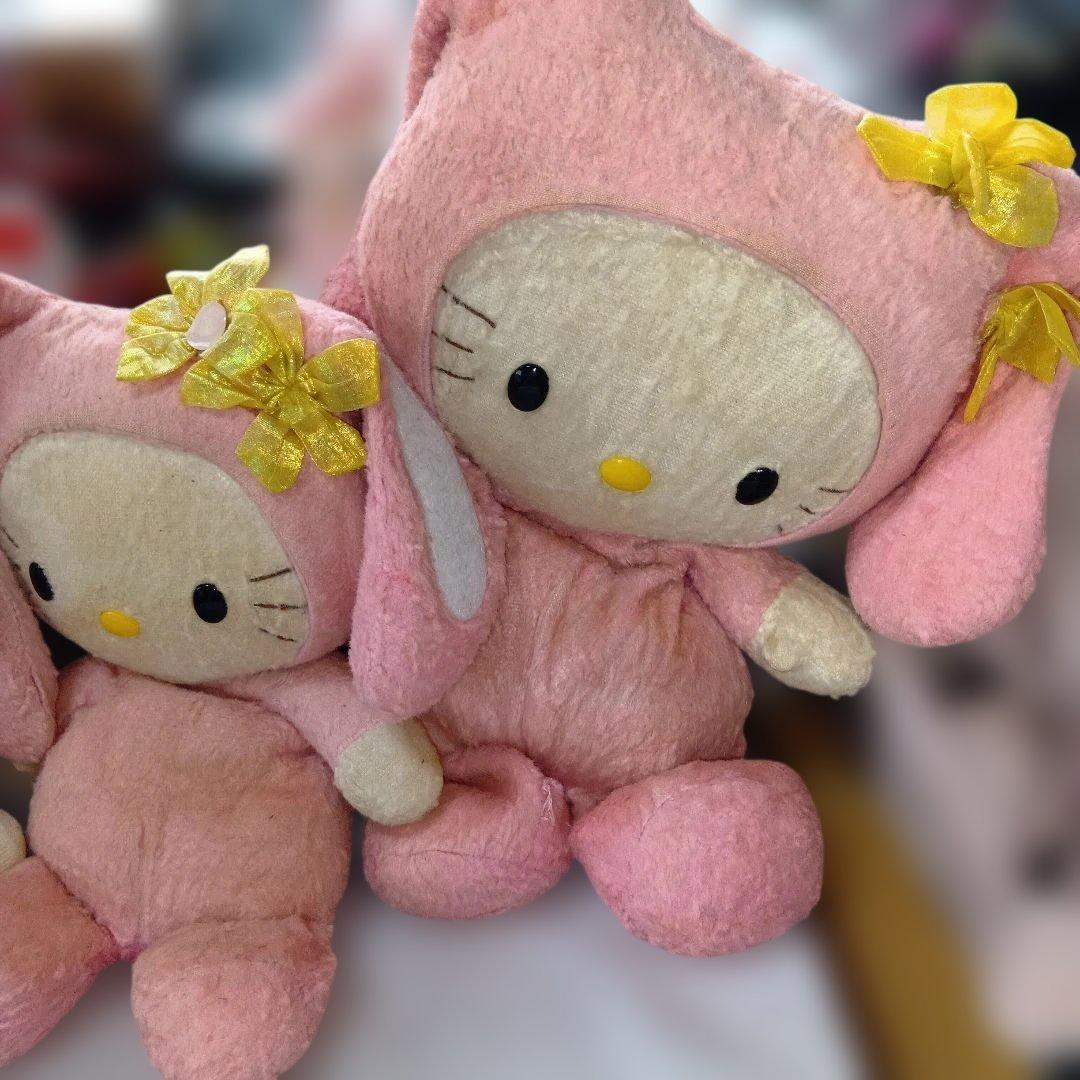 ハローキティVivitixGirls限定くたうさぎぬいぐるみ3体セット1999年