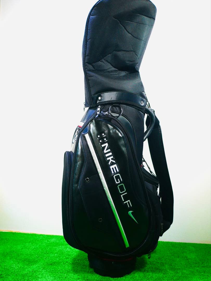 わ*ん様 NIKE GOLF キャディバッグ 黒/赤　ナイキ