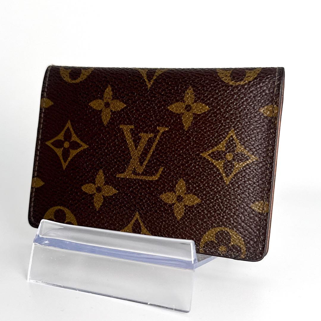 ヴィトン モノグラム カードケース ポルト2 カルト ヴェルティカル ビトン ６