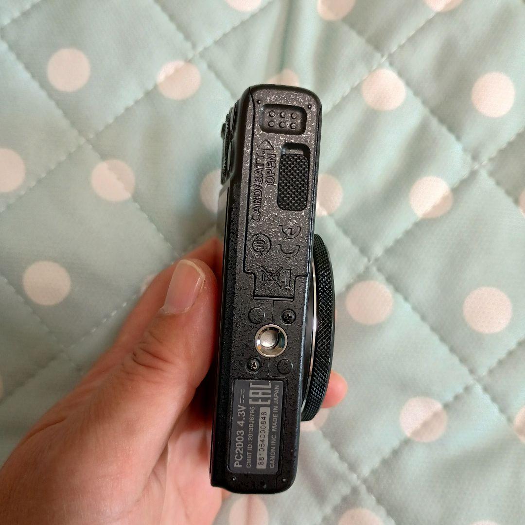 【中古】PowerShot S120。レザーのケースとストラップ付