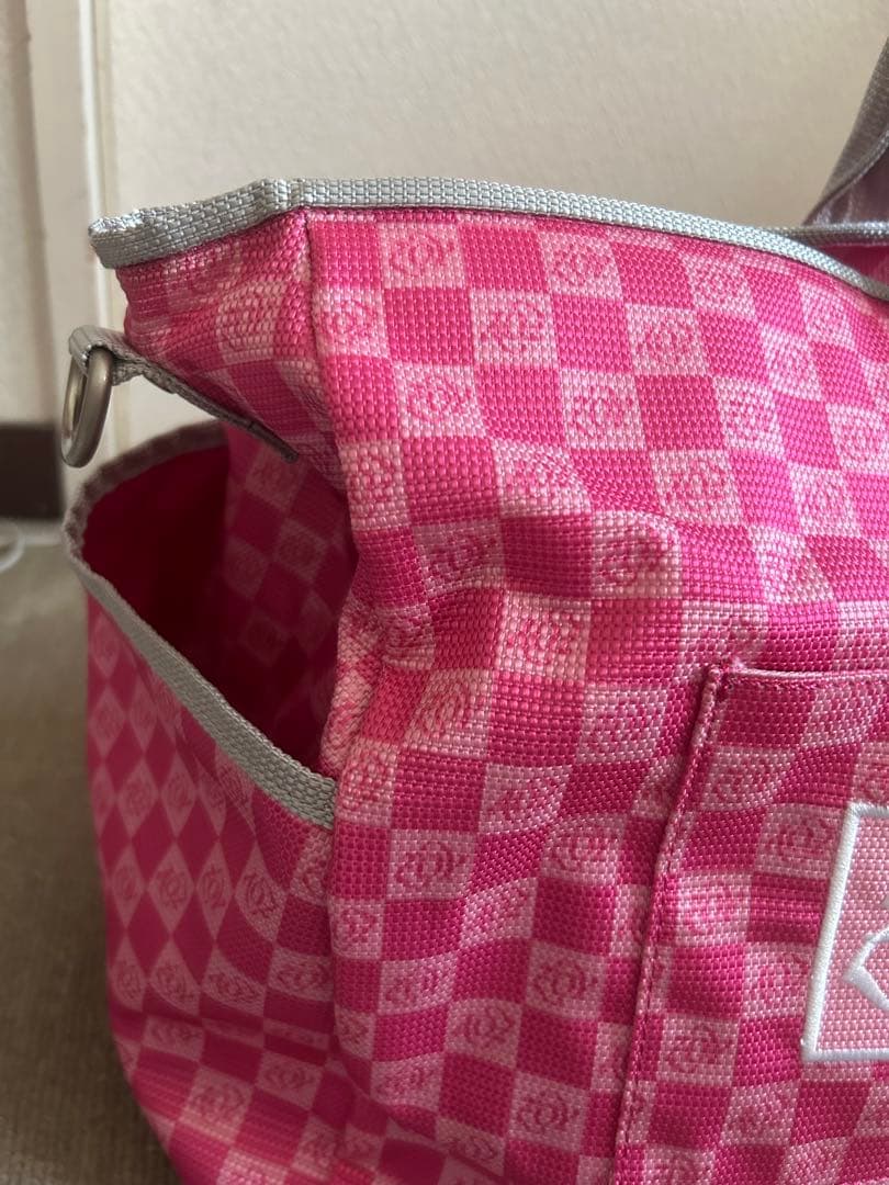 ZOY ゾーイ 2WAY ボストンバッグ 総柄 ピンク系