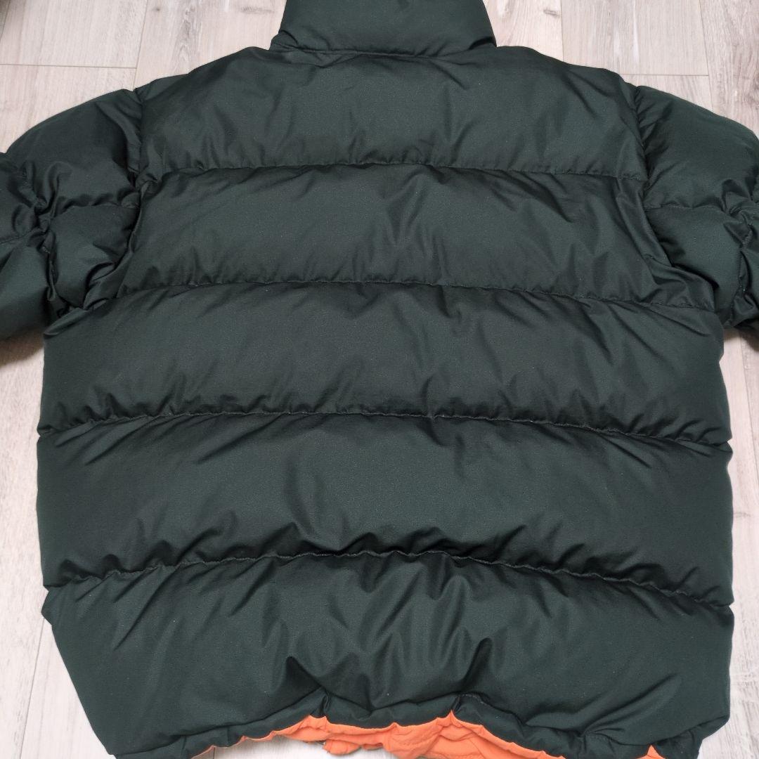 00s Nike ダークグリーン ダウンジャケット リバーシブル