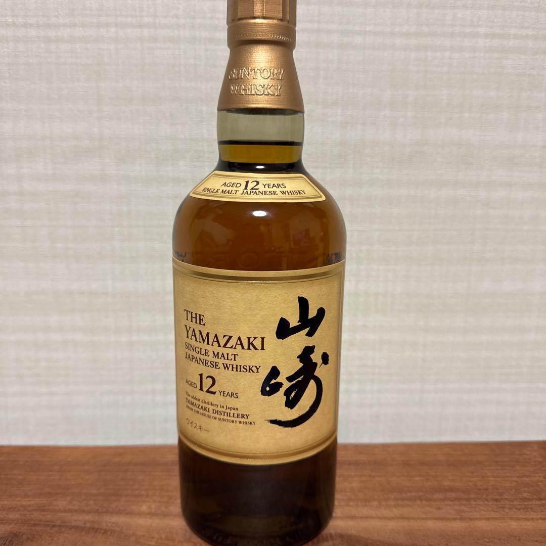 【古酒】〔箱付〕山崎・白州 12年 シングルモルトウイスキーセット