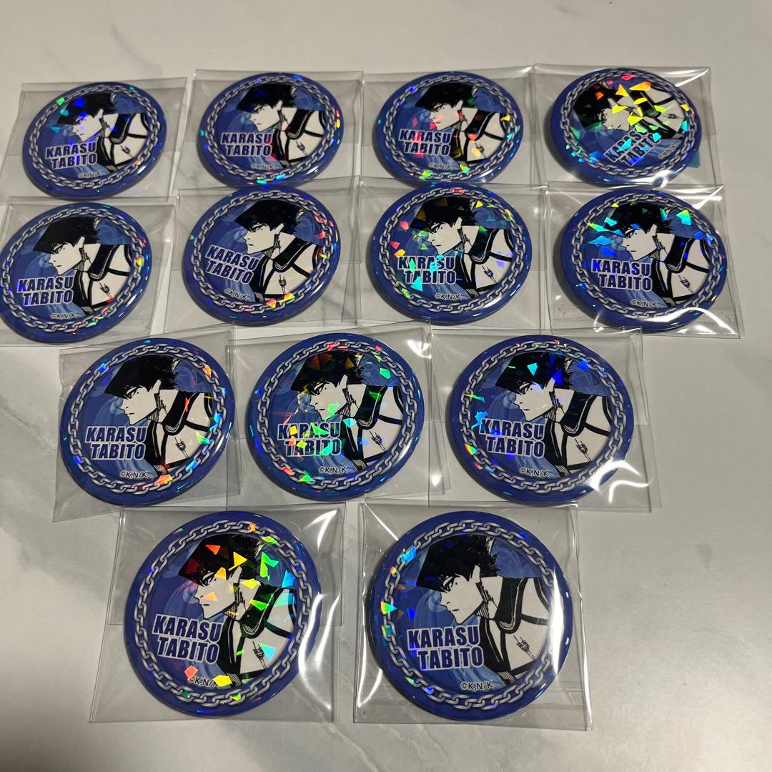 ブルーロック ブルロ 烏 旅人 ホログラム 缶バッジ