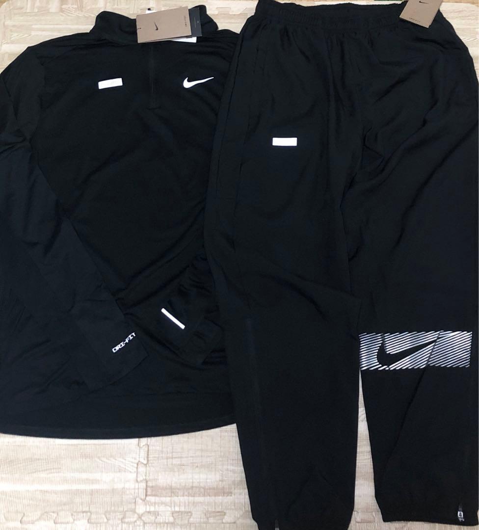 ナイキ ハーフジップ　ウーブン ランニングパンツ新品セット
