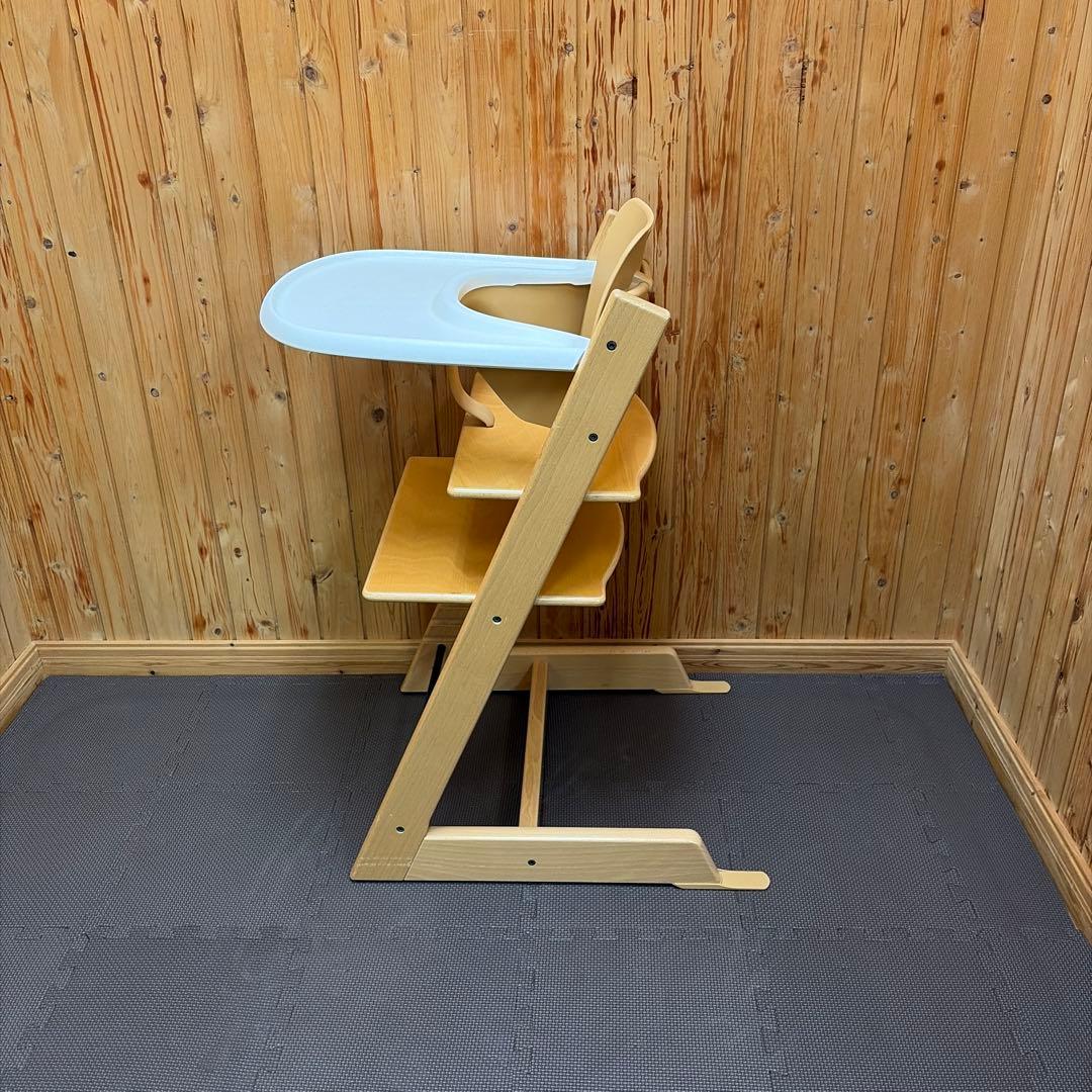 STOKKE トリップトラップ ナチュラル シリアル4 ベビーセット付