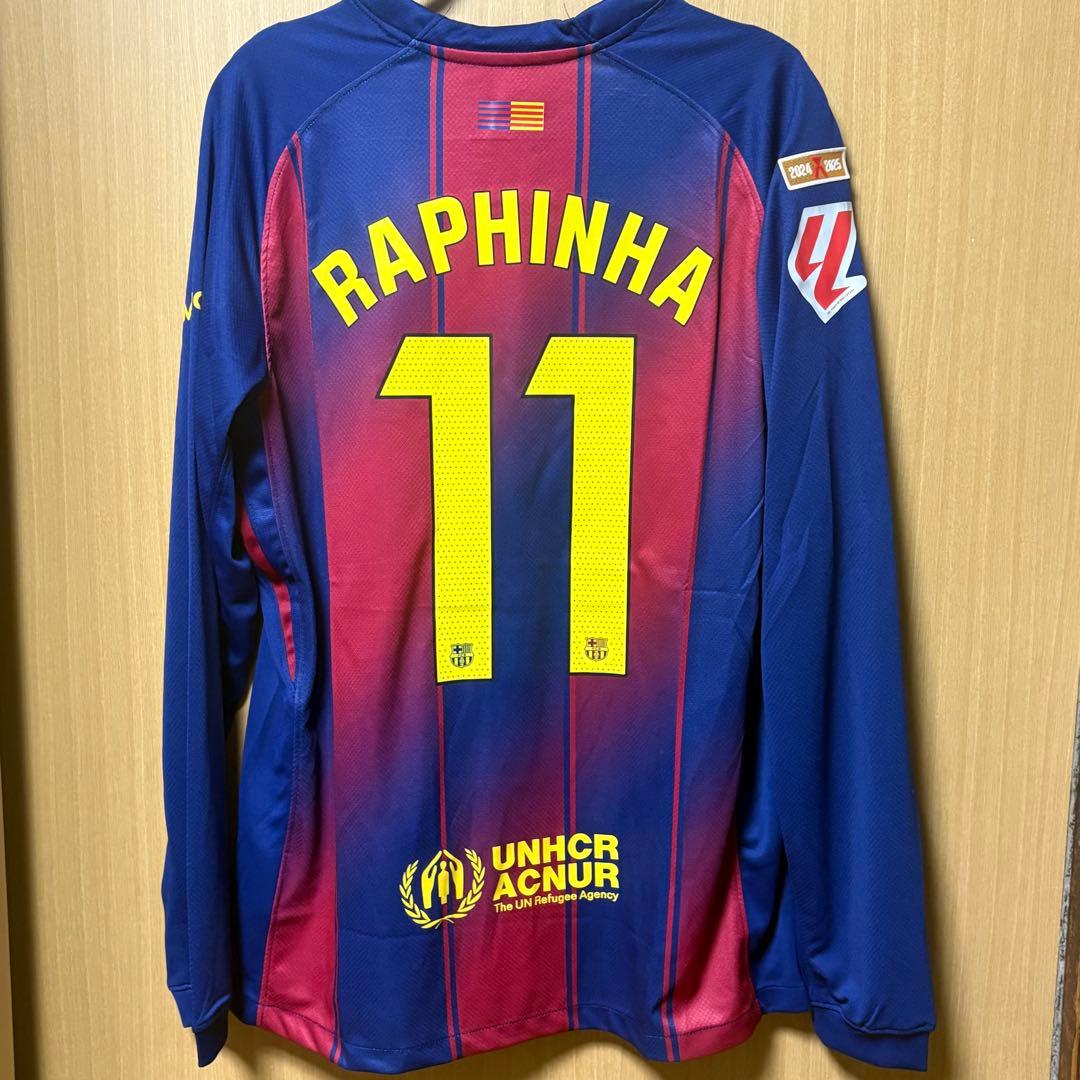 速*度様 FCバルセロナ 25-26ホーム 長袖ユニフォーム　No.11ハフィー