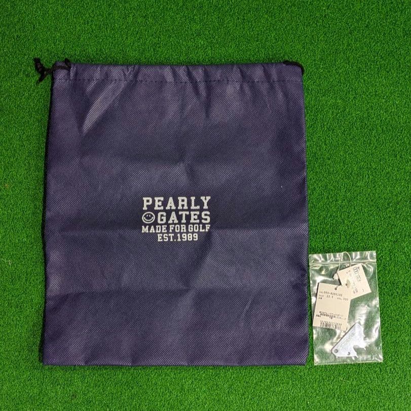 PEARLY GATES ファー付ゴルフシューズ 23.5cm 定価41800円