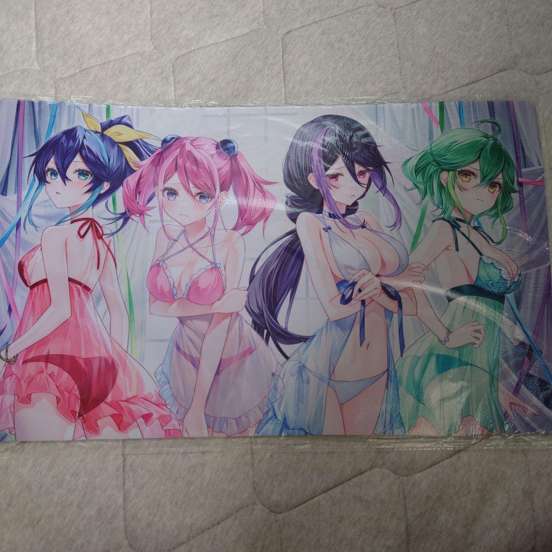 遊戯王プレイマット＆スリーブ　ナイトドレス柚子シリーズ