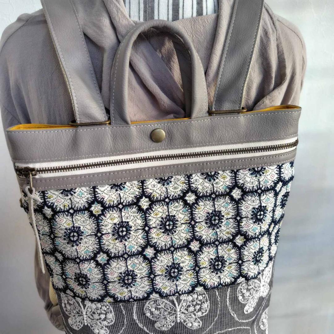 さかうさ様/フォレストウェーブ×アネモネ　フォレストウィング/牛革A4トート