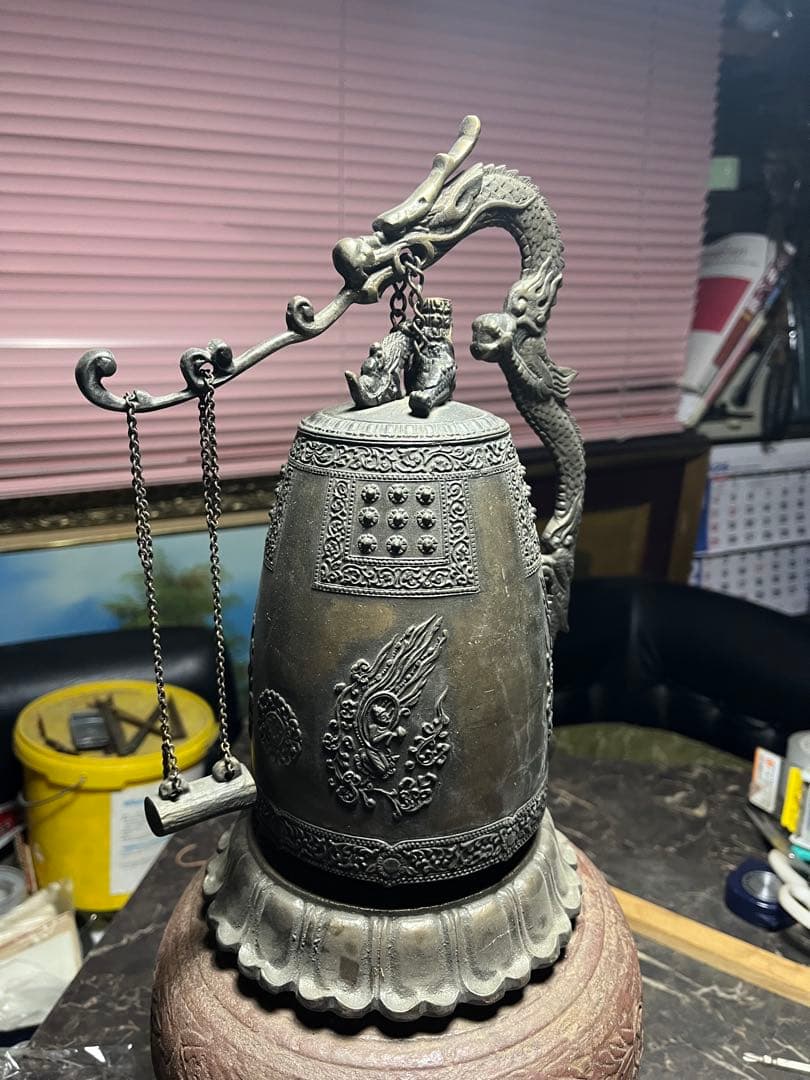 半鐘 、釣鐘梵鐘 中国骨董 半鐘釣鐘 梵鐘 中国美術