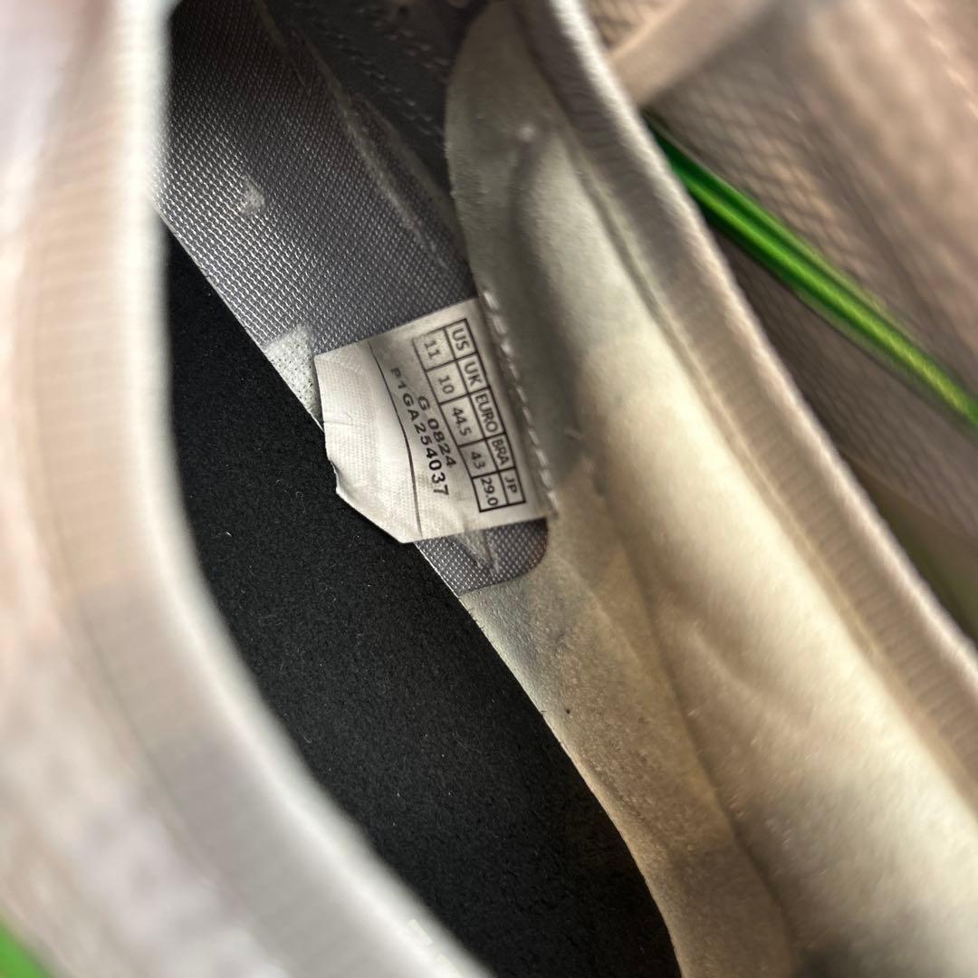 Mizuno サッカーシューズ ホワイト/グリーン 収納袋付き