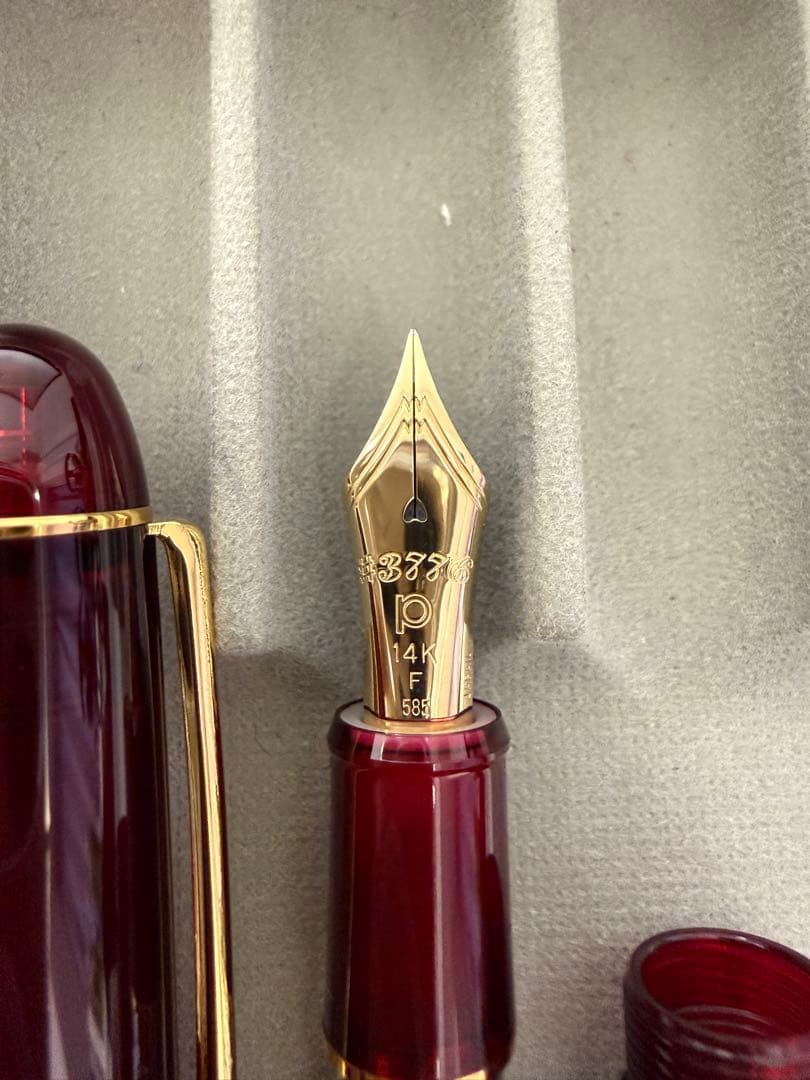 プラチナ万年筆 センチュリー3776 ブルゴーニュ 細字 F