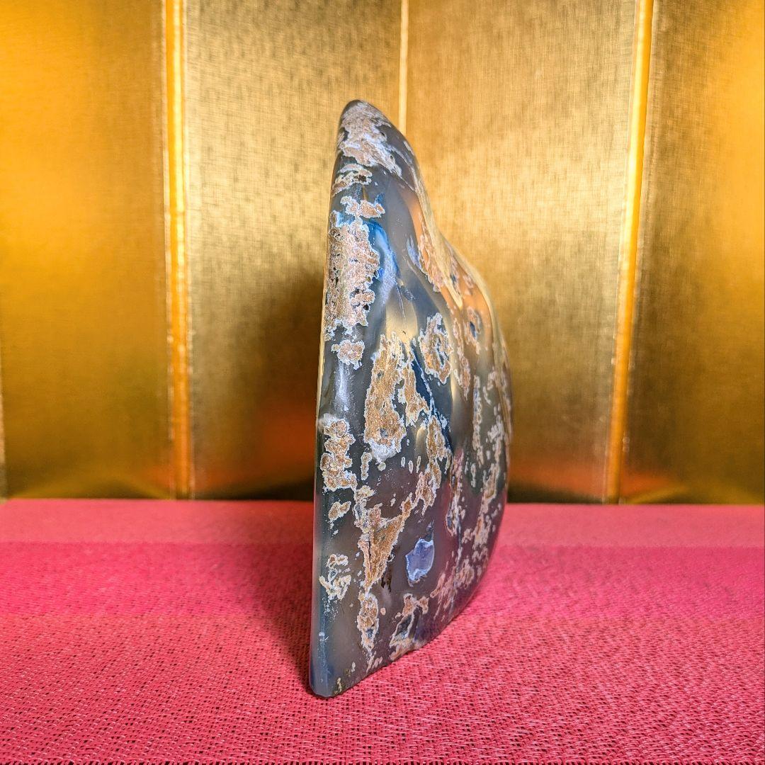 メノウ4.3㌔ 瑪瑙 鑑賞石 観賞石 水石 盆石 天然石 置物 鉱物