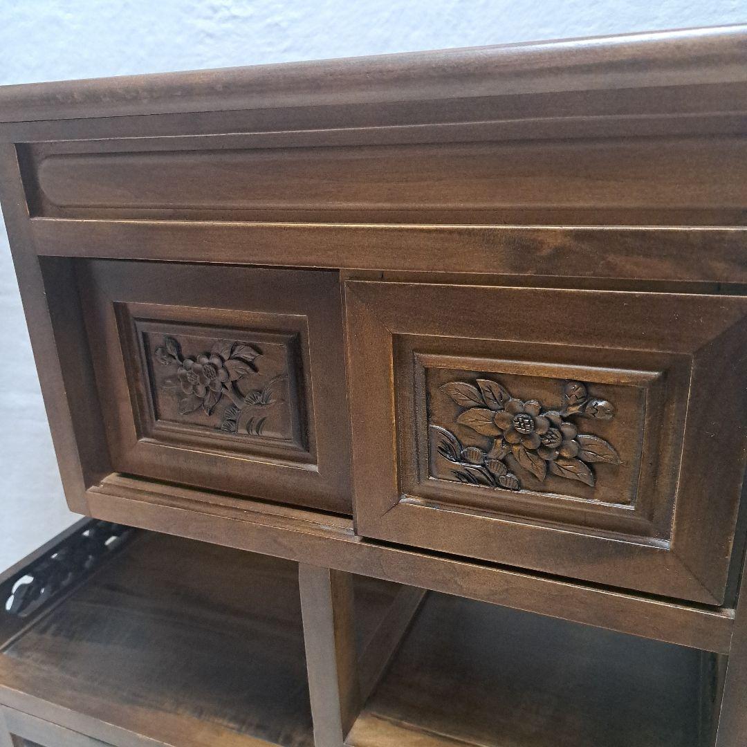 和風 昭和レトロ 水屋箪笥 茶箪笥 古家具 アンティーク古道具