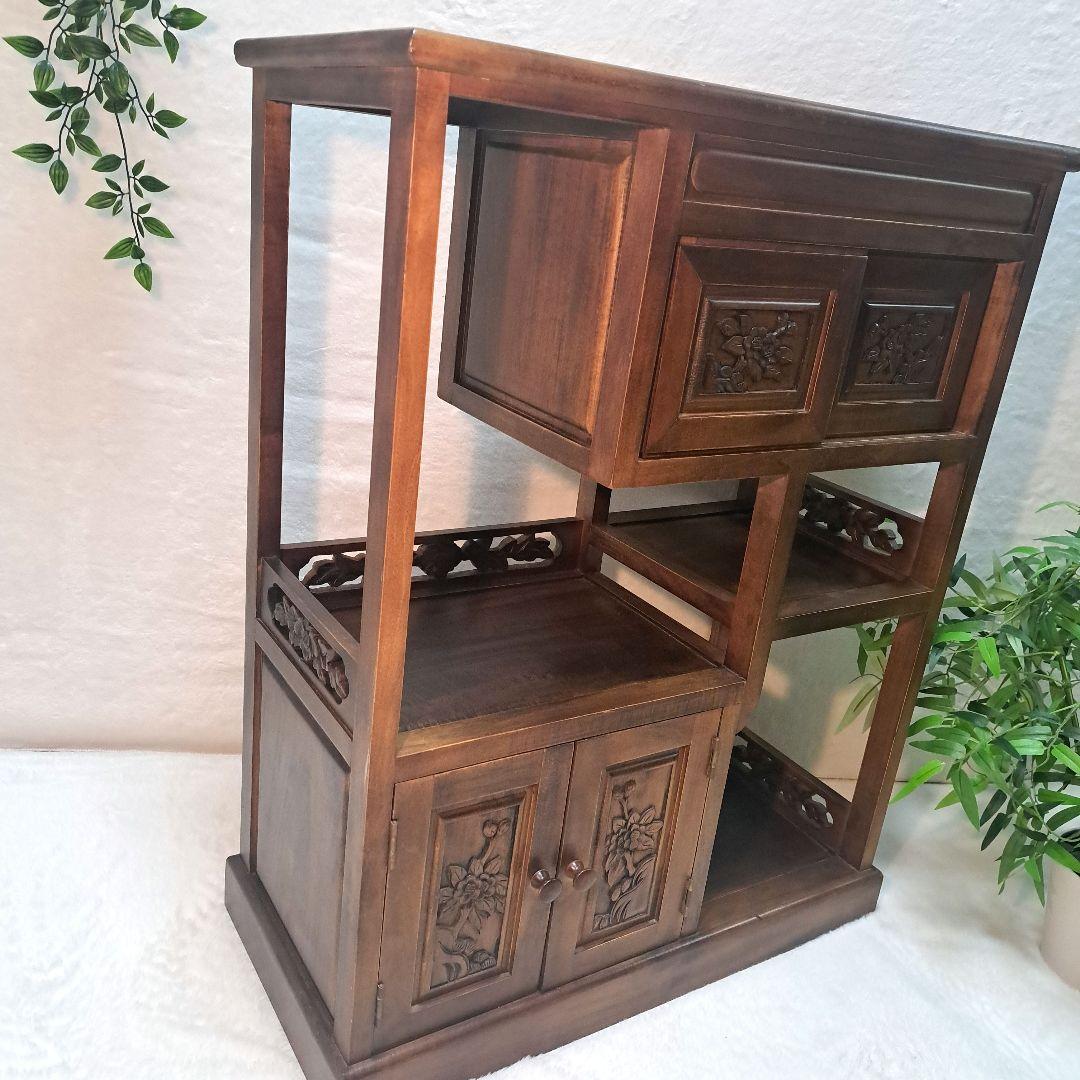 和風 昭和レトロ 水屋箪笥 茶箪笥 古家具 アンティーク古道具