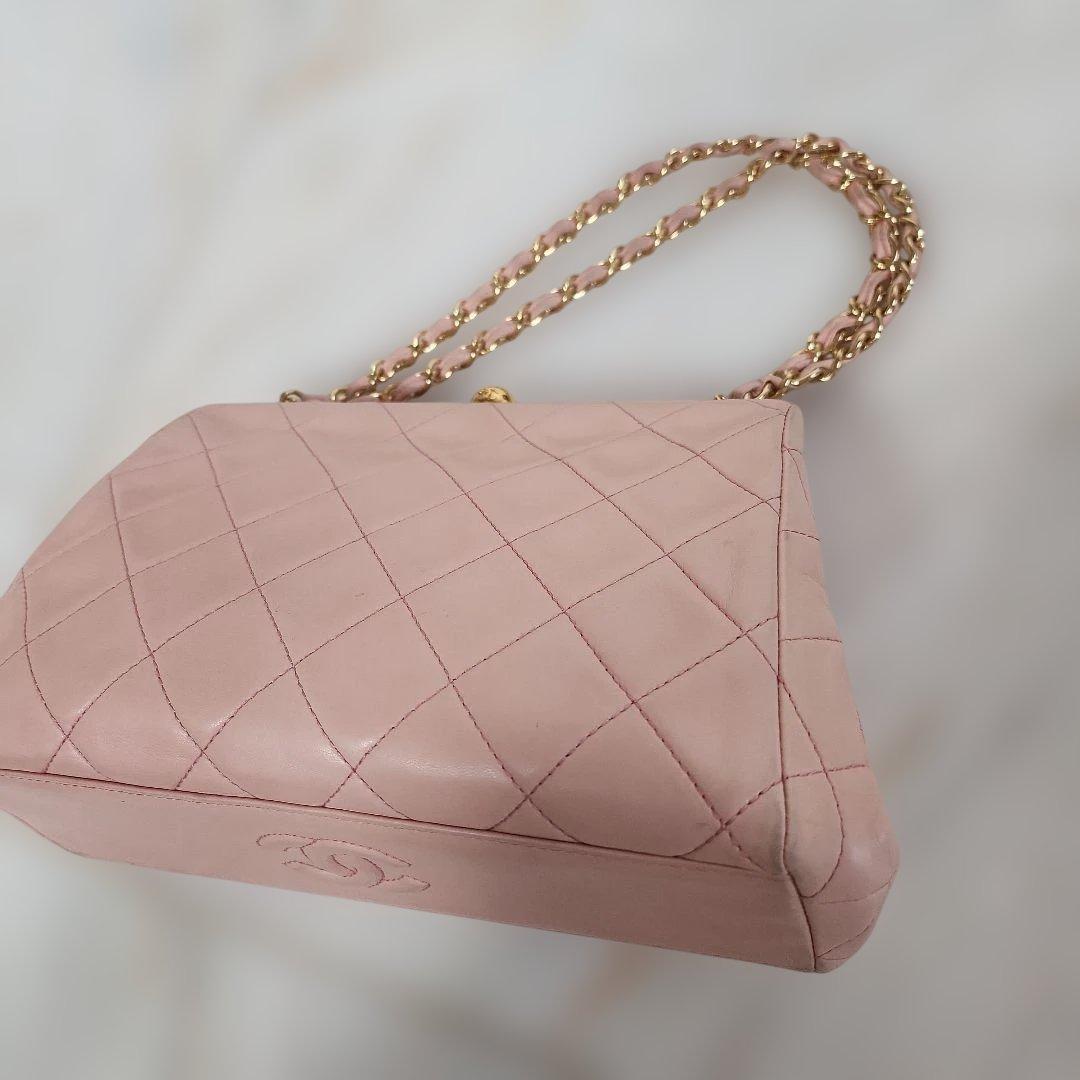 専用です。CHANEL ピンク キルティング ハンドバッグ