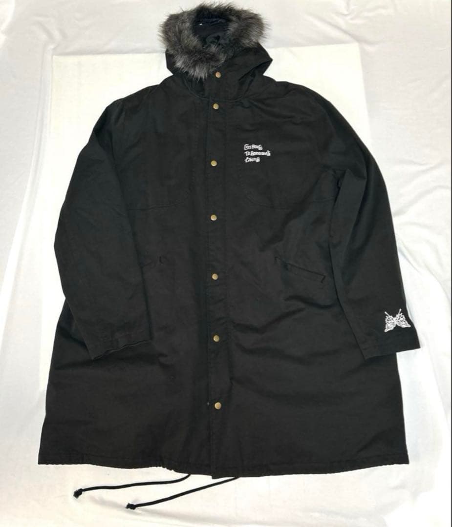 gibous ギボス　モッズコート　Ｌサイズ 黒　ブラック