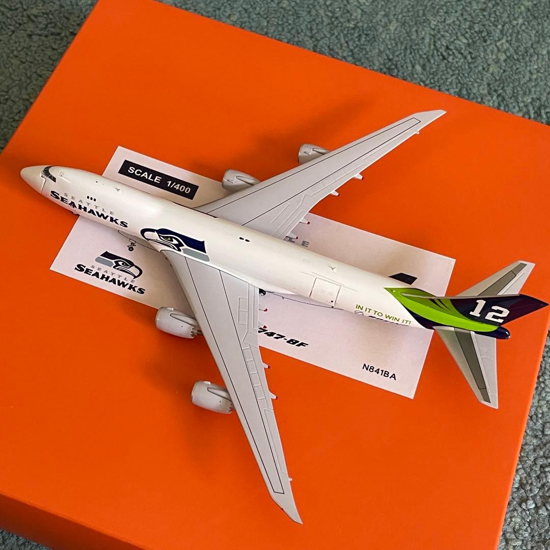 BOEING 747-8F ハウス SEATTLE SEAHAWKS 1:400
