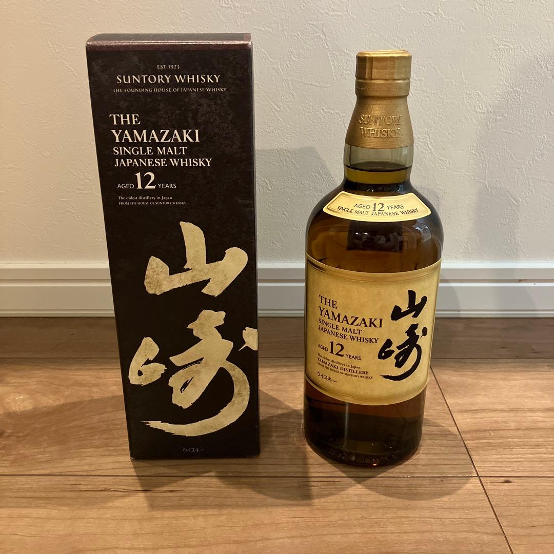 新品未開封 サントリー　山崎12年　シングルモルトウイスキー