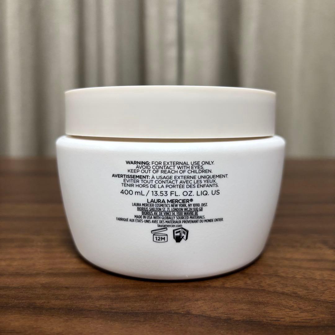 ローラメルシエ　アンバーバニラ　 ボディクリーム 大容量 400ml　残量９割