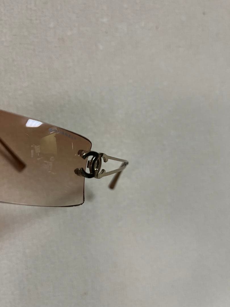 CHANEL ブラウンレンズ ゴールドフレーム サングラス　シャネル