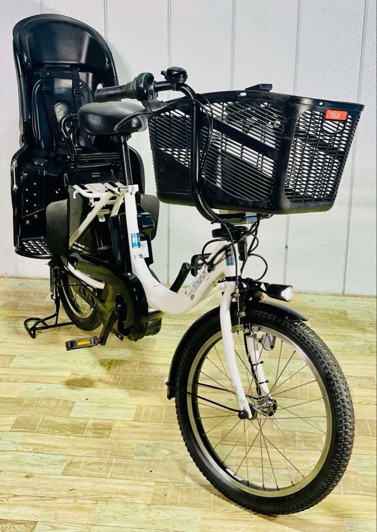 2870ヤマハ12.3アンペア3人乗り対応20インチ子供乗せ　電動アシスト自転車