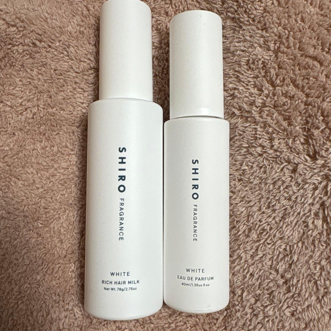 SHIRO ホワイト リッチヘアミルク & オードパルファン セット