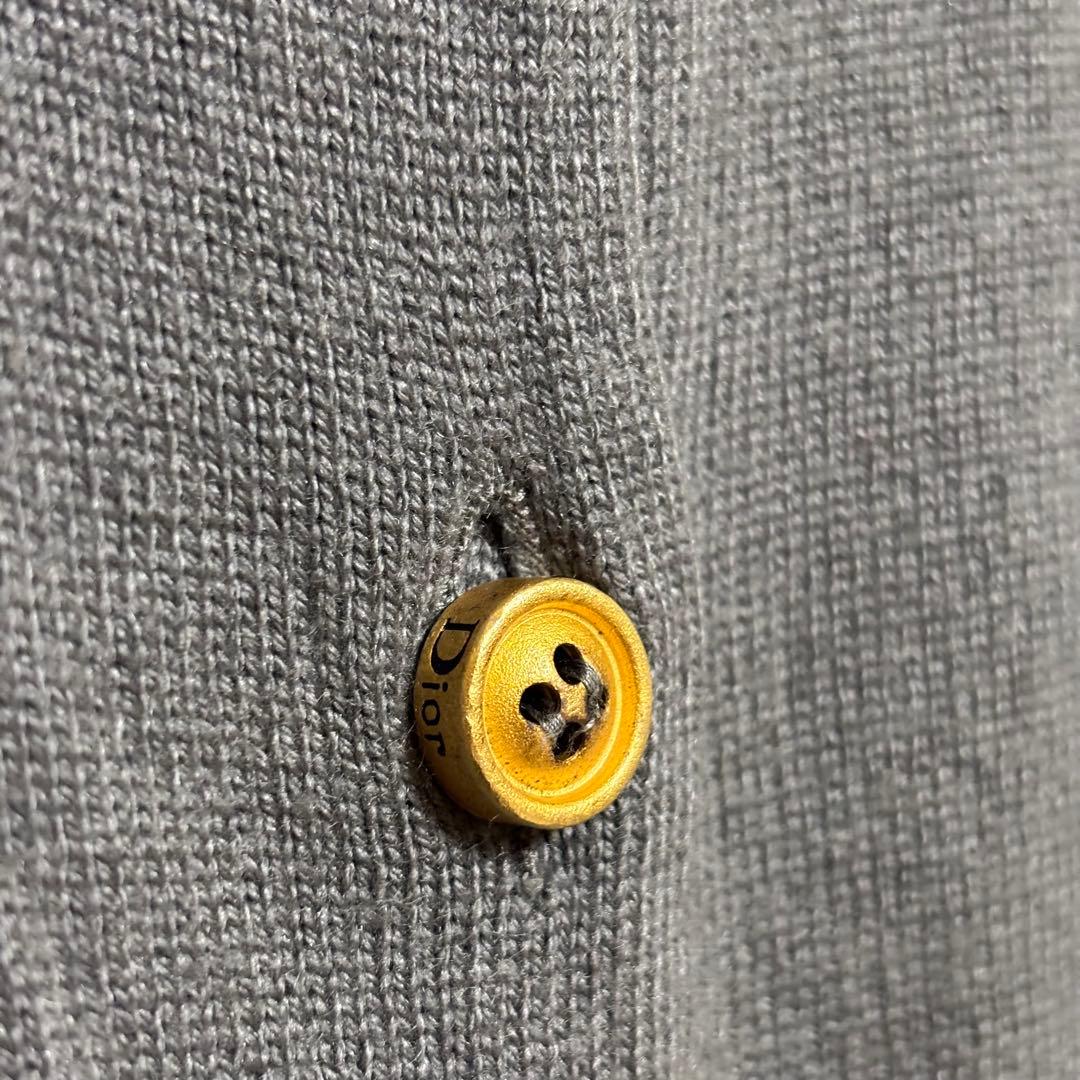 Christian Dior クリスチャンディオール　カーディガン　金ボタン