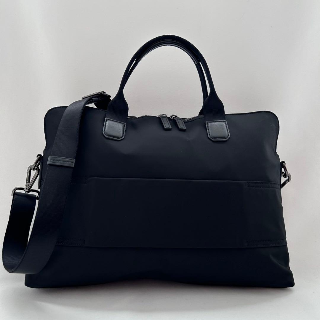 トゥミ　TUMI ビジネスバッグ　ブラック　ナイロン　本革　レザー　2way