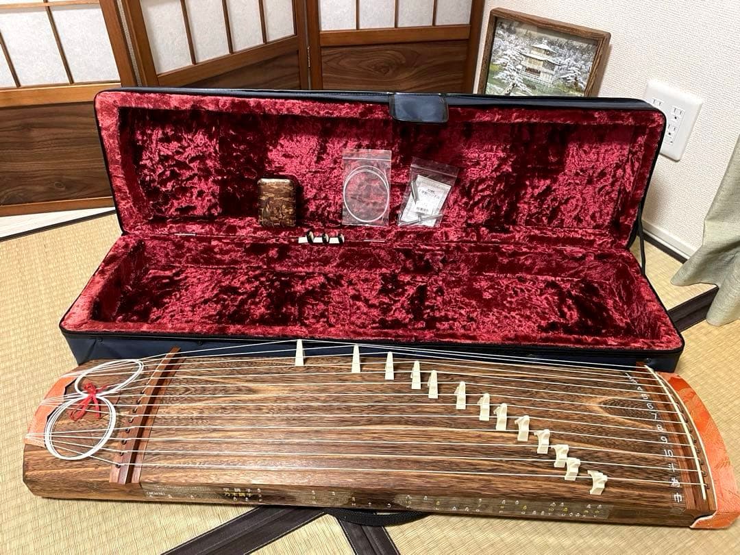 全音 ゼンオン 琴 13弦 文化箏ハードケース付き
