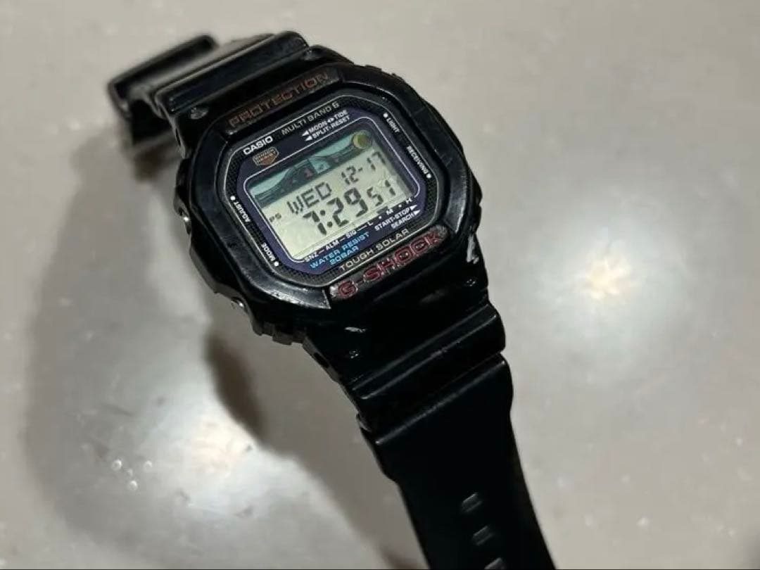 カシオ 腕時計 ソーラー電波時計 G-SHOCK ブラック GWX-5600-1