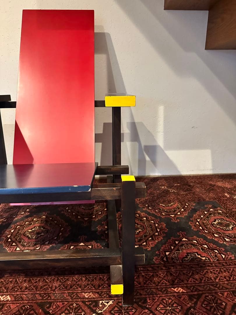 希少　レッドアンドブルーチェア Gerrit Rietveld ヴィンテージ