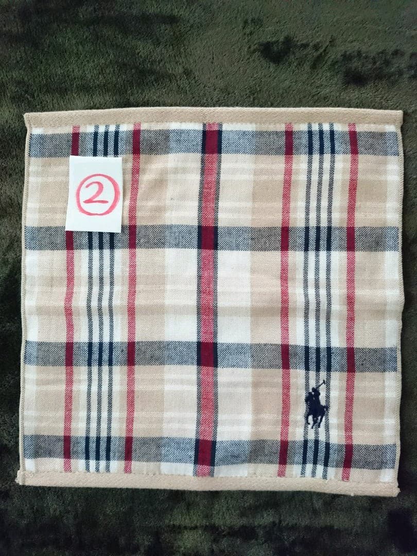 【新品】RALPH LAURENタオルハンカチ