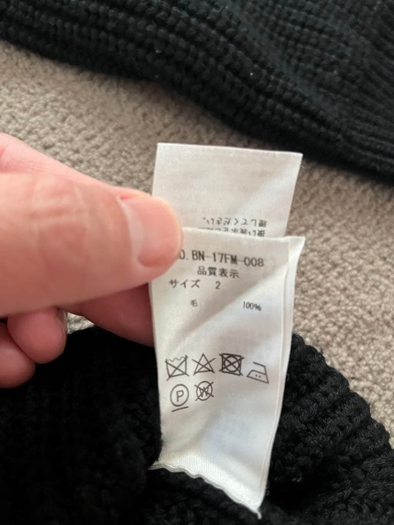 BATONER バトナーシグネチャークルーネックニット サイズ2