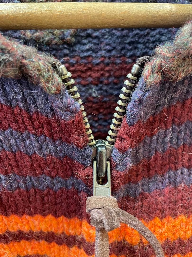 ⭐︎美品　Harley-Davidson カウチンセーターLブラウンウール100%