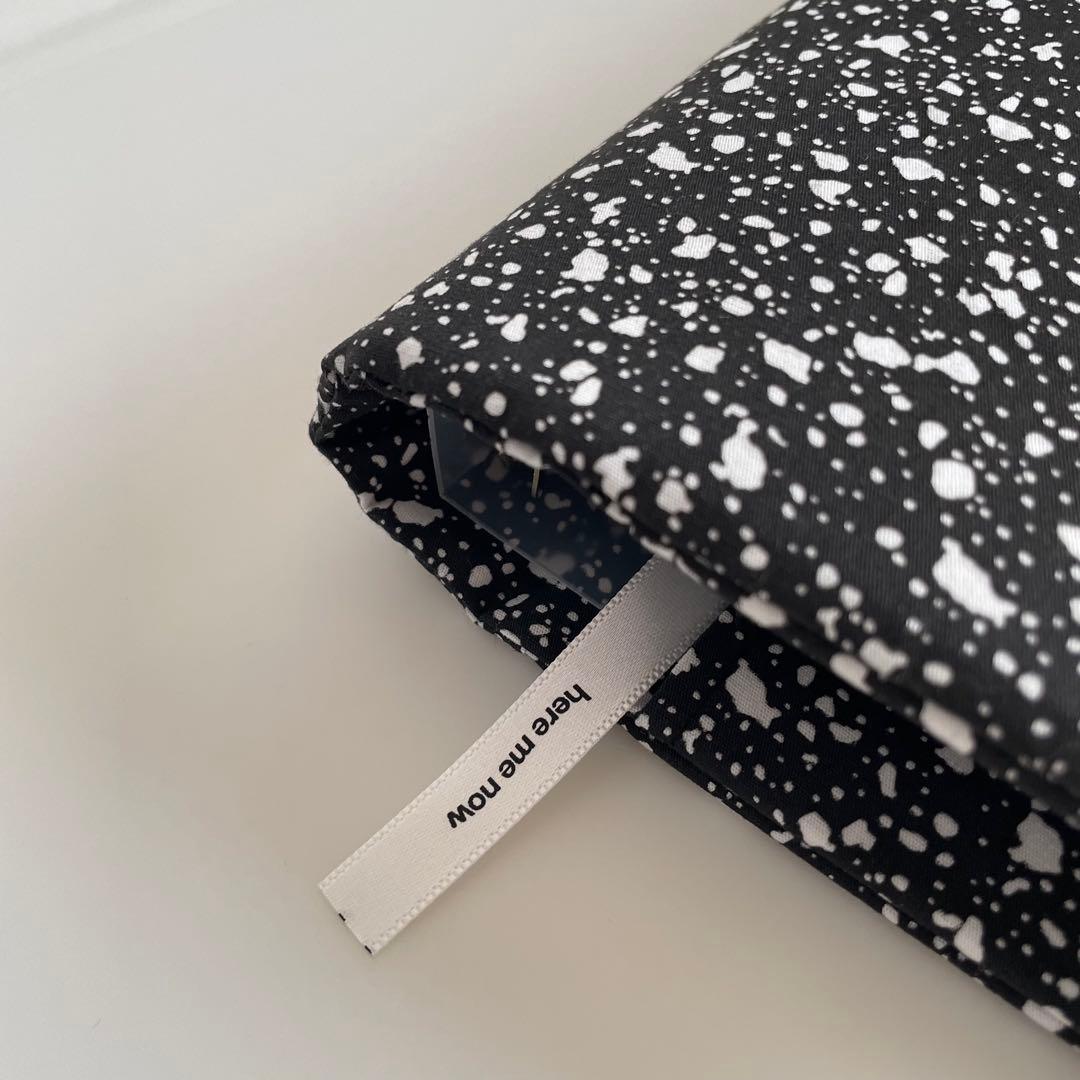 早い者勝ち　韓国　バインダー　カバー　貯金　リフィル　A6　ダルメシアン　黒