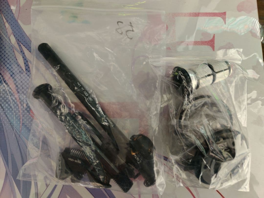 ロードバイクカーボンフレームセット ブラック52サイズ