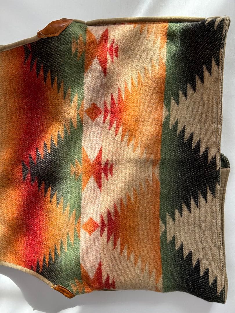 XL usa製 polo by ralph laurenネイティブ柄ウールベスト