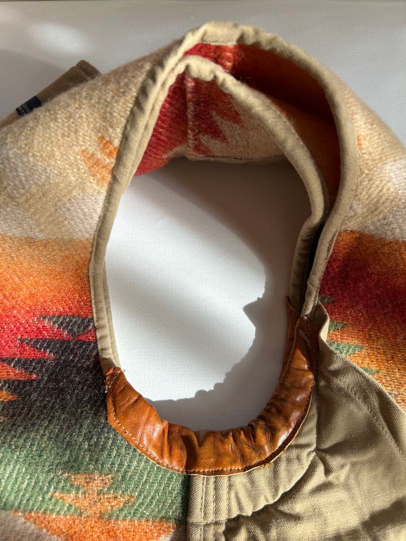 XL usa製 polo by ralph laurenネイティブ柄ウールベスト