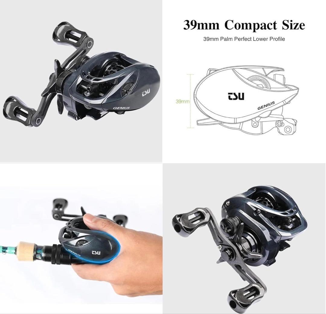 TSURINOYA ベイトフィネス リール ジーニアス