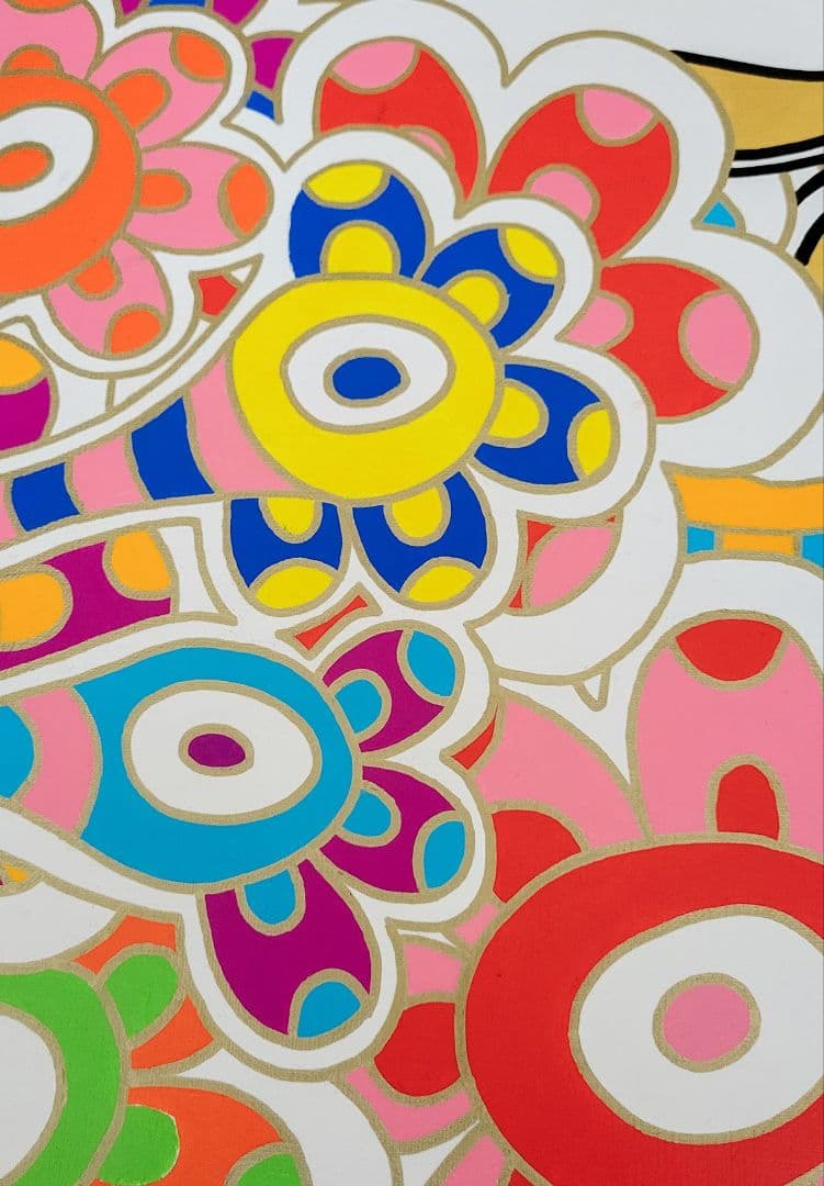 ★鈴木哲也★S20 現代アート 原画 絵画 ポップアート ★送料無料#145