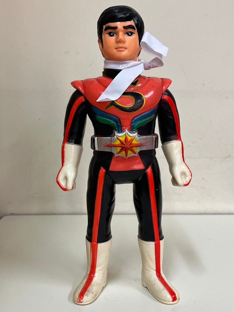 旧バンダイ 仮面ライダー ストロンガー 面取れ 当時物 石森プロ ソフビ