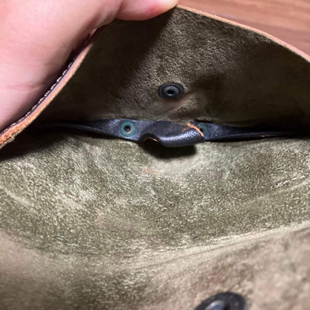 RRL レザーメガネケース　ヴィンテージ加工