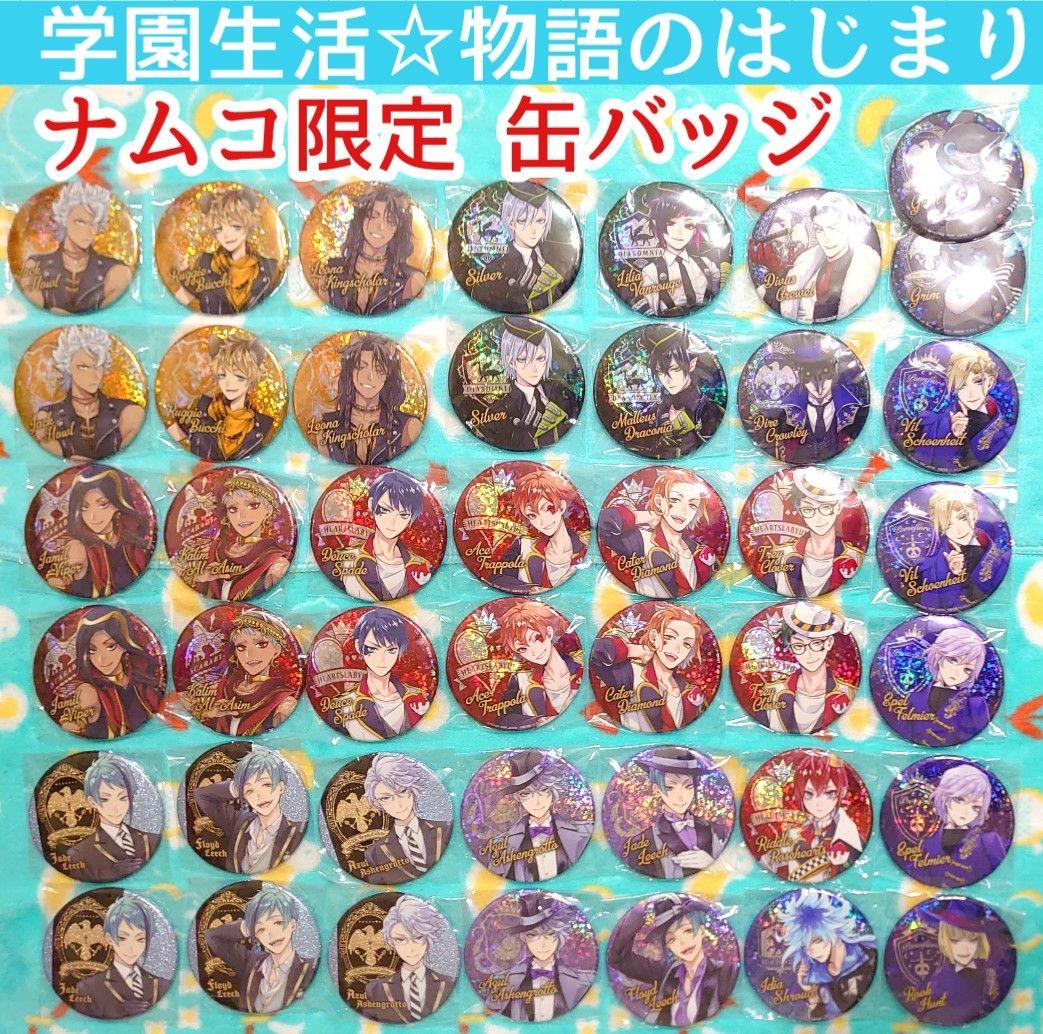 【送料無料】ナムコ限定☆ツイステ 缶バッジ 学園生活 物語のはじまり