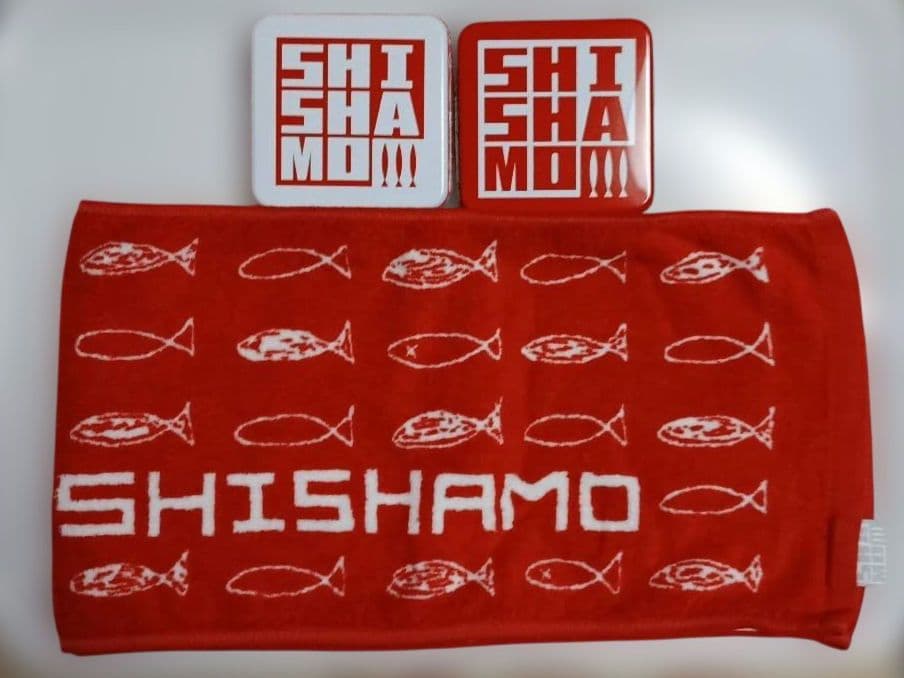 プレミア品　SHISHAMO二代目マフラータオル&SHISHAMO缶2種セット