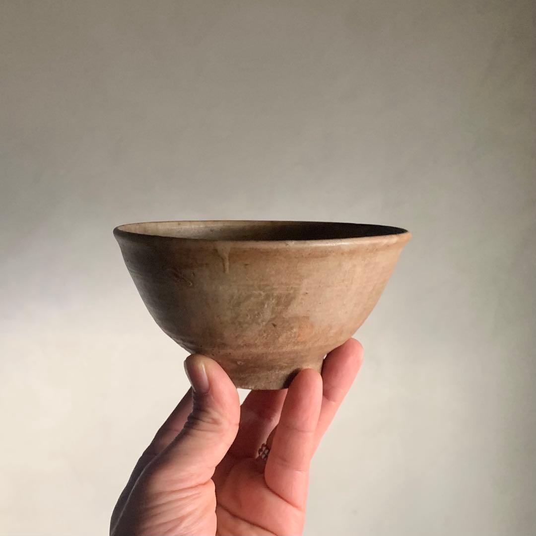 李朝 堅手 茶碗 朝鮮美術 古美術 古道具 アンティーク 茶道具 李朝茶碗