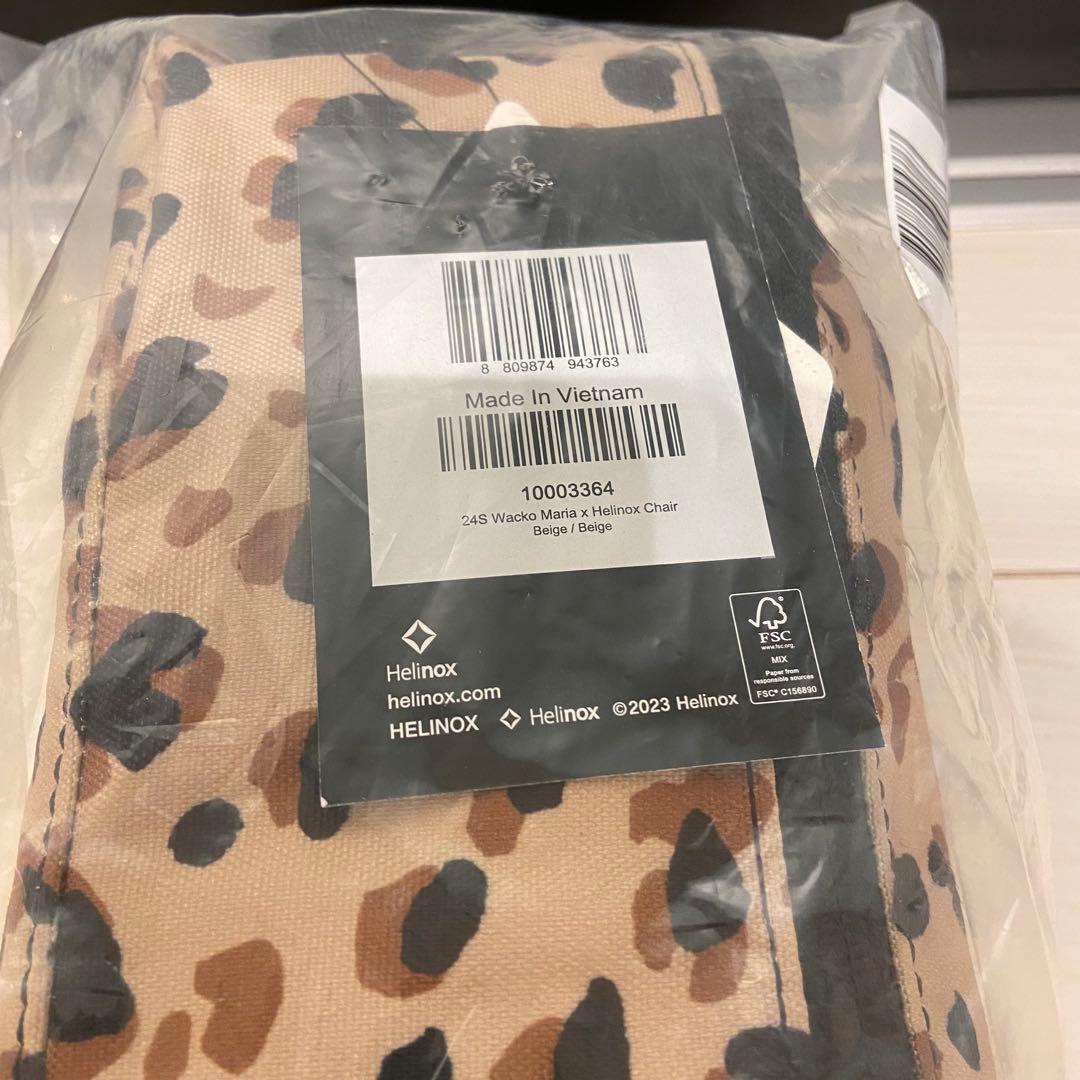 【新品】ヘリノックス × ワコマリア チェアワン レオパード 天国東京 イス
