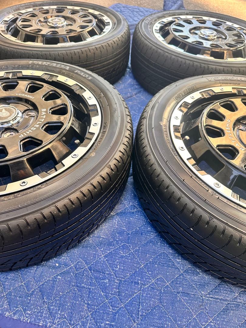 ロクサーニ　バトルシップ　ネオ　ホイール　14 インチ　165 55パラダ