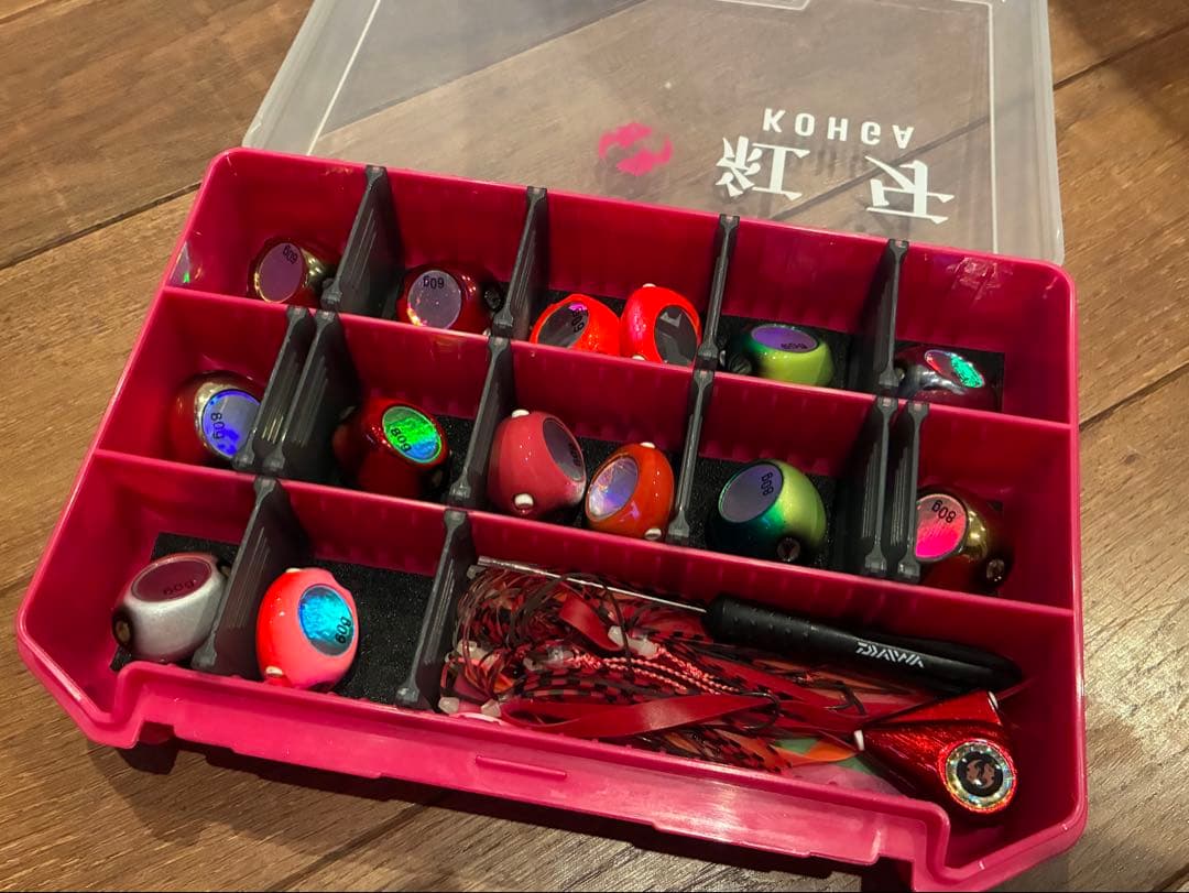 ダイワ 紅牙 タイラバヘッド ケース付き